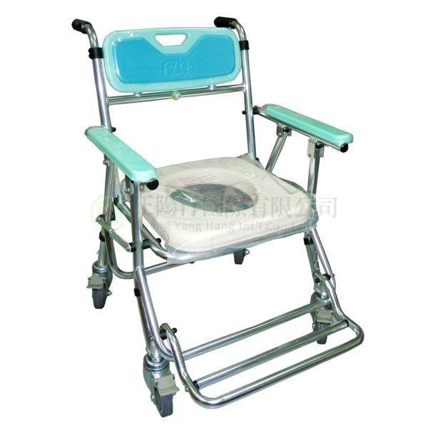 【E0595】便盆椅 (附輪可收合) FZK-4542