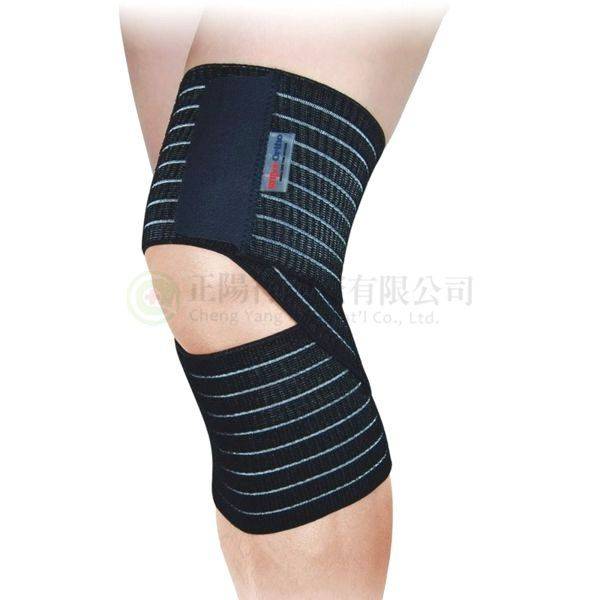 【S0010】SPO B7-005 全扣式膝綁帶 黑色