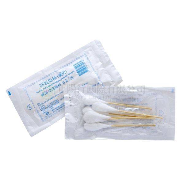 【B0034】圓福6吋6支沖洗棉棒