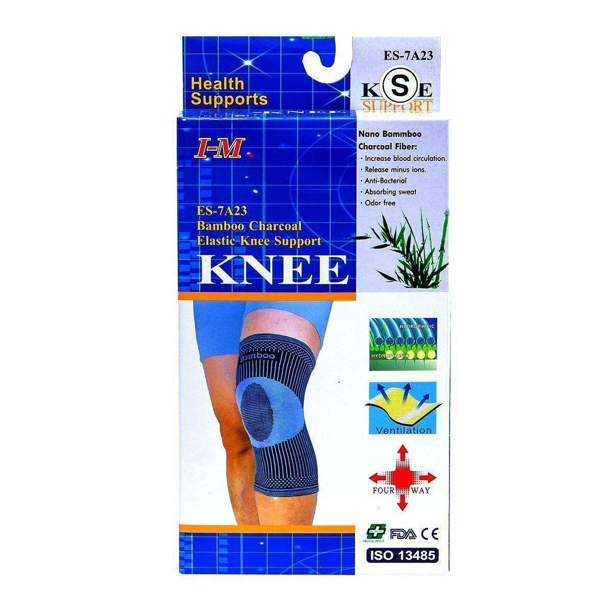 【B0382】IM ES-7A23竹碳護膝 M