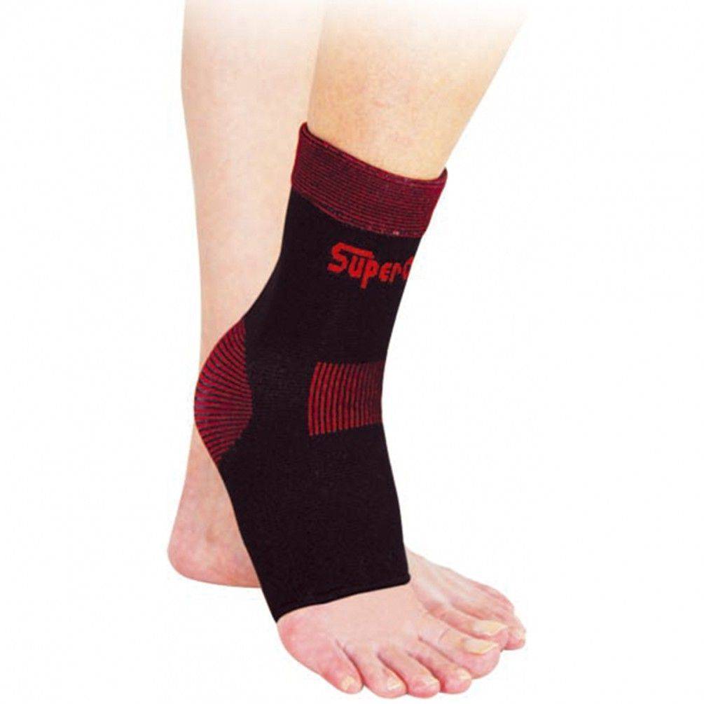 【S0034】SPO A9-004 XL 提花織護踝 黑色