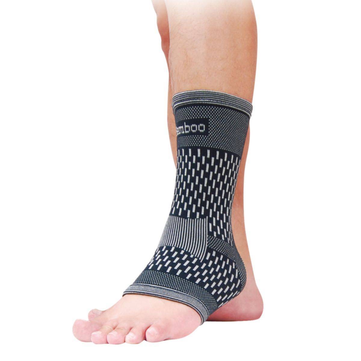 【S0098】SPO A9-014 S 竹碳針織護踝 黑