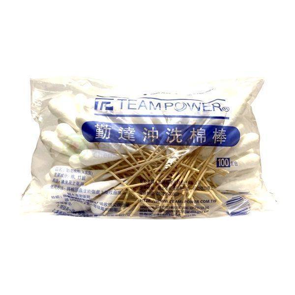 【E0596】勤達沖洗棉棒 100入(未滅菌)